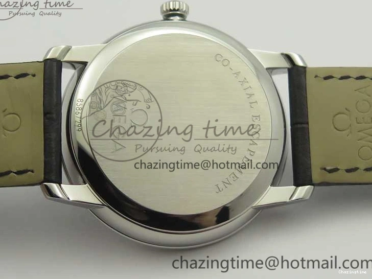 0413 De Ville Prestige Small Second TWF 1:1 Best Edition Black Dial on Black Leather Strap MIYOTA Resilient 8037